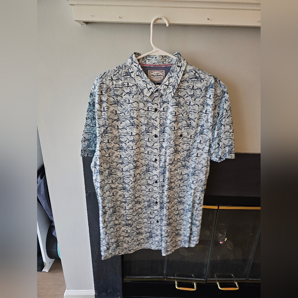 Flag And Anthem Button Down